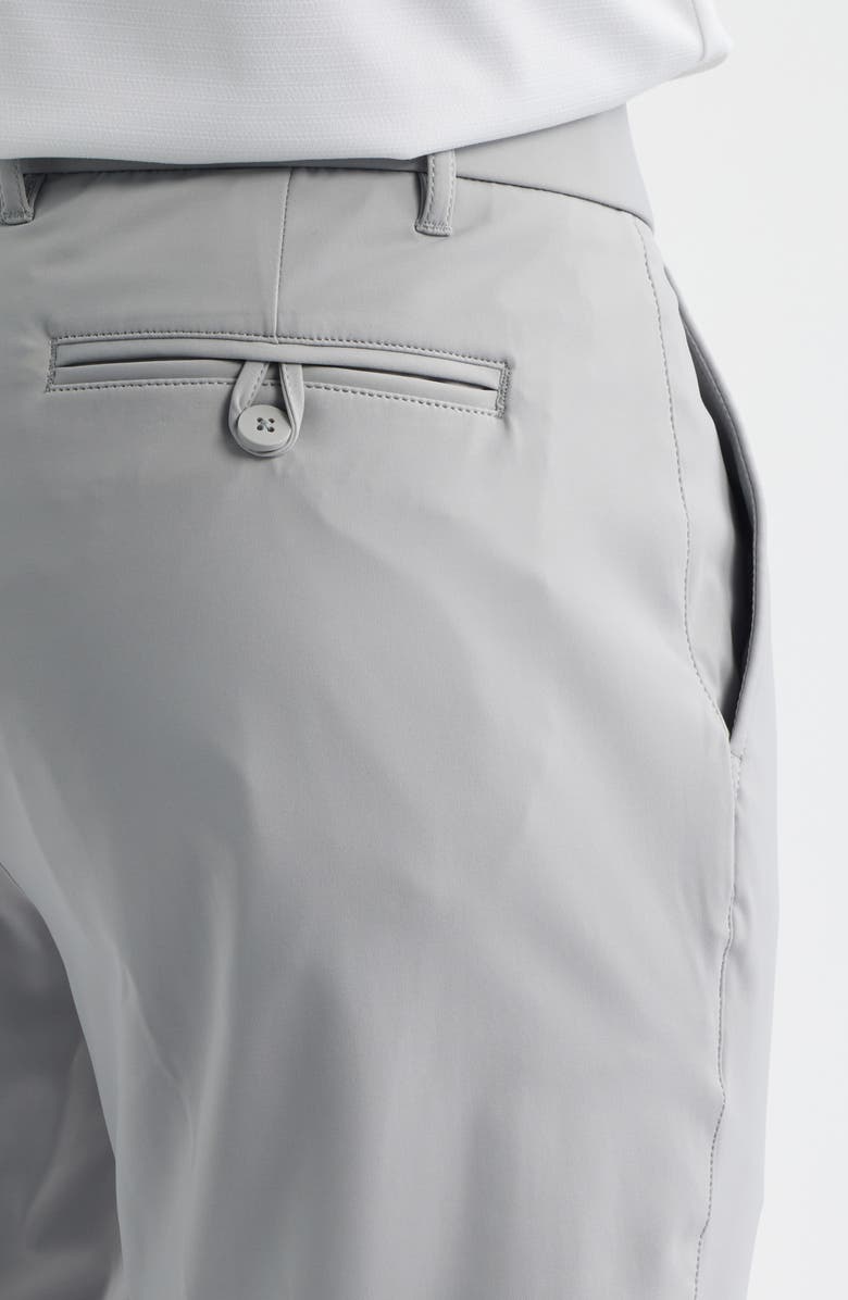 Scott Barber Sono Flat Front Stretch Chinos, Alternate, color, Silver