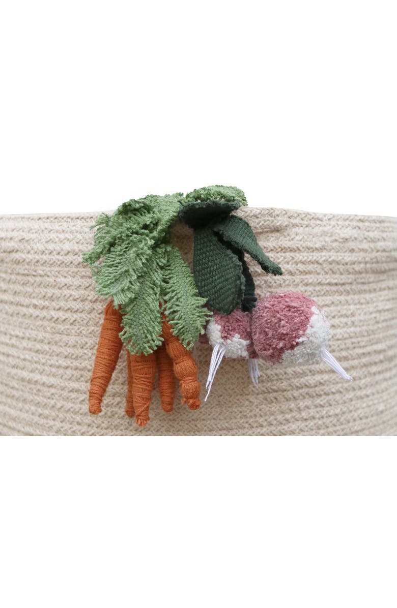 Lorena Canals Veggies Basket, Alternate, color, Natural Orange Green