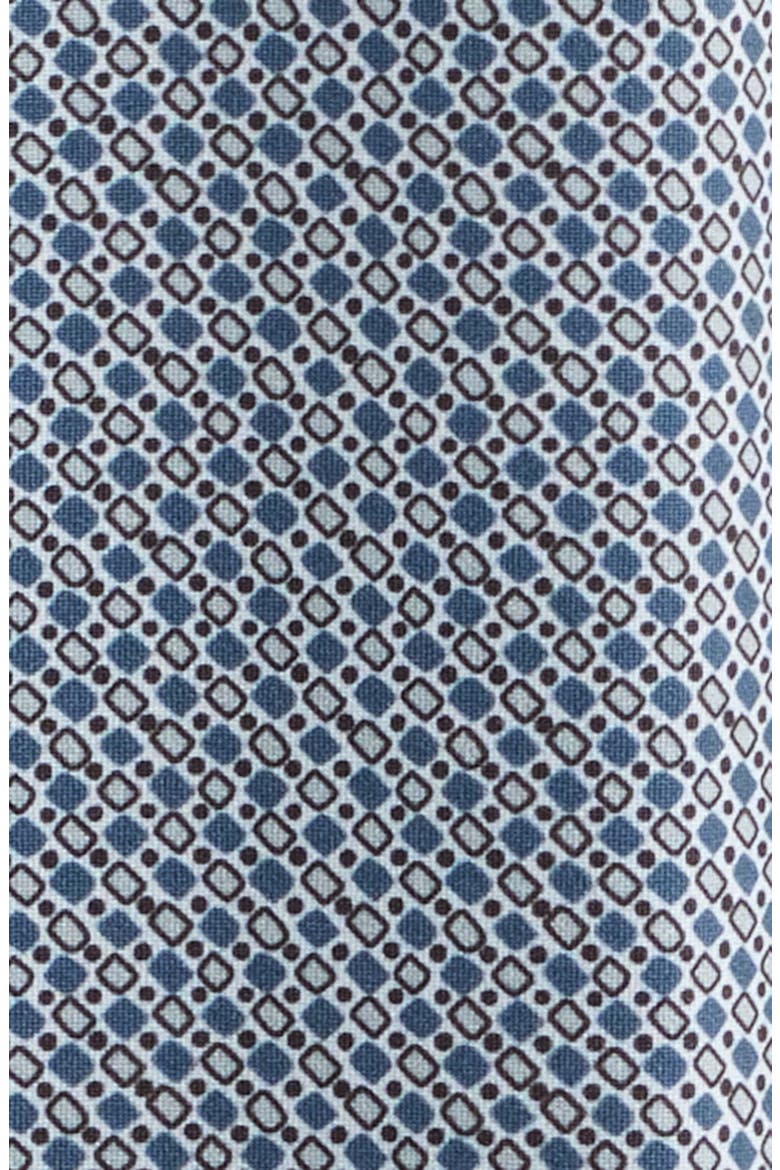 Microprint Stretch Button-Up Shirt, Alternate, color, TEAL