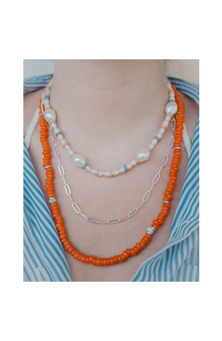 By Lilla Surf Necklace, Alternate, color, Multi