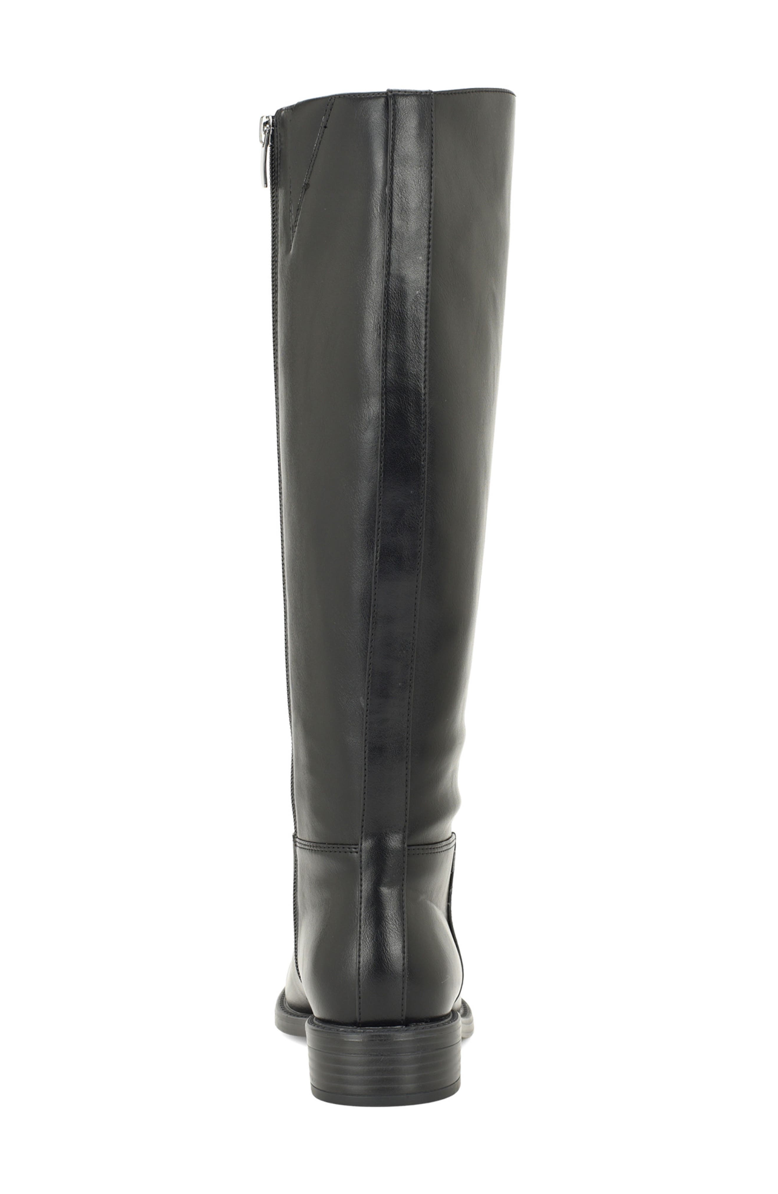 Minesa Wide Calf Faux Leather Knee High Boot, Alternate, color, BLK01