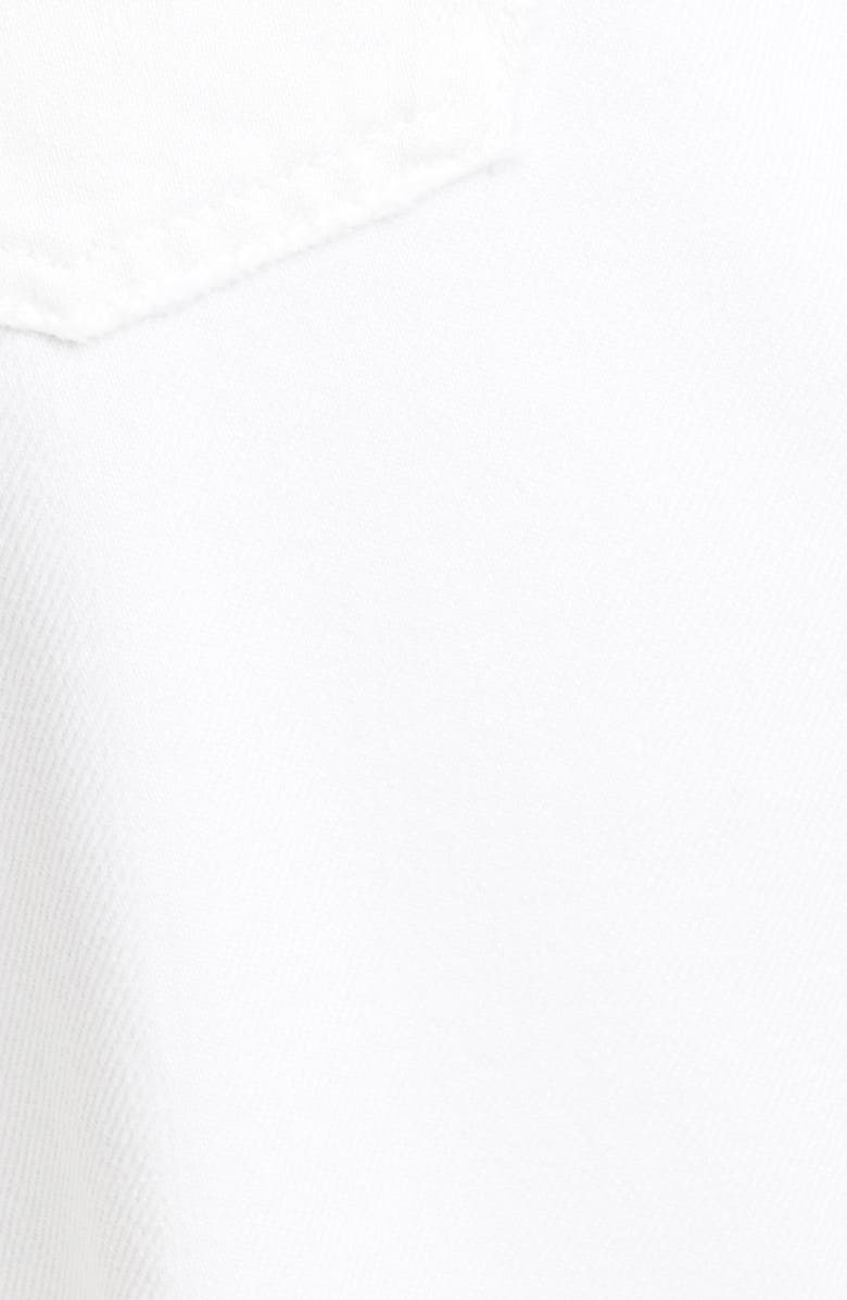 Balmain Button Front Crop Flare Jeans, Alternate, color, 