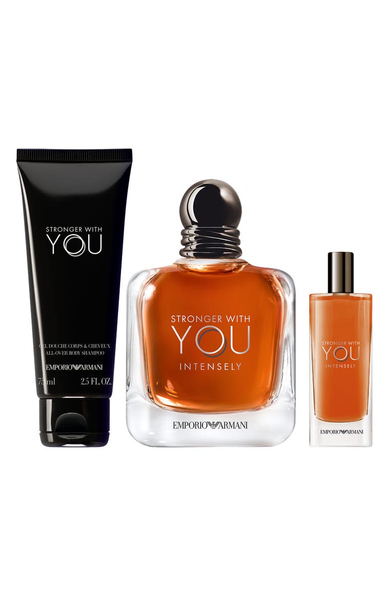 ARMANI beauty Strong With You Intensely Eau de Parfum Gift Set, Alternate, color, 