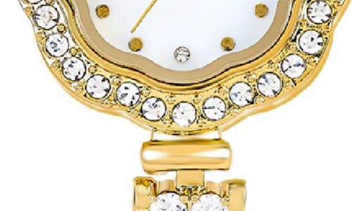 Danecraft Crystal Embellished Bracelet Watch, 28mm