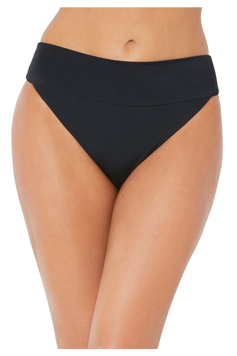 High Cut Cheeky Swim Brief, Main, color, Black