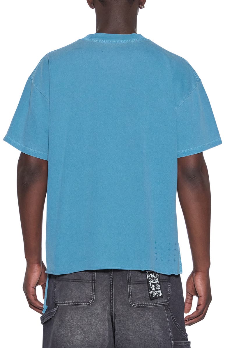 Ksubi Sott Ekcess T-Shirt, Alternate, color, Blue
