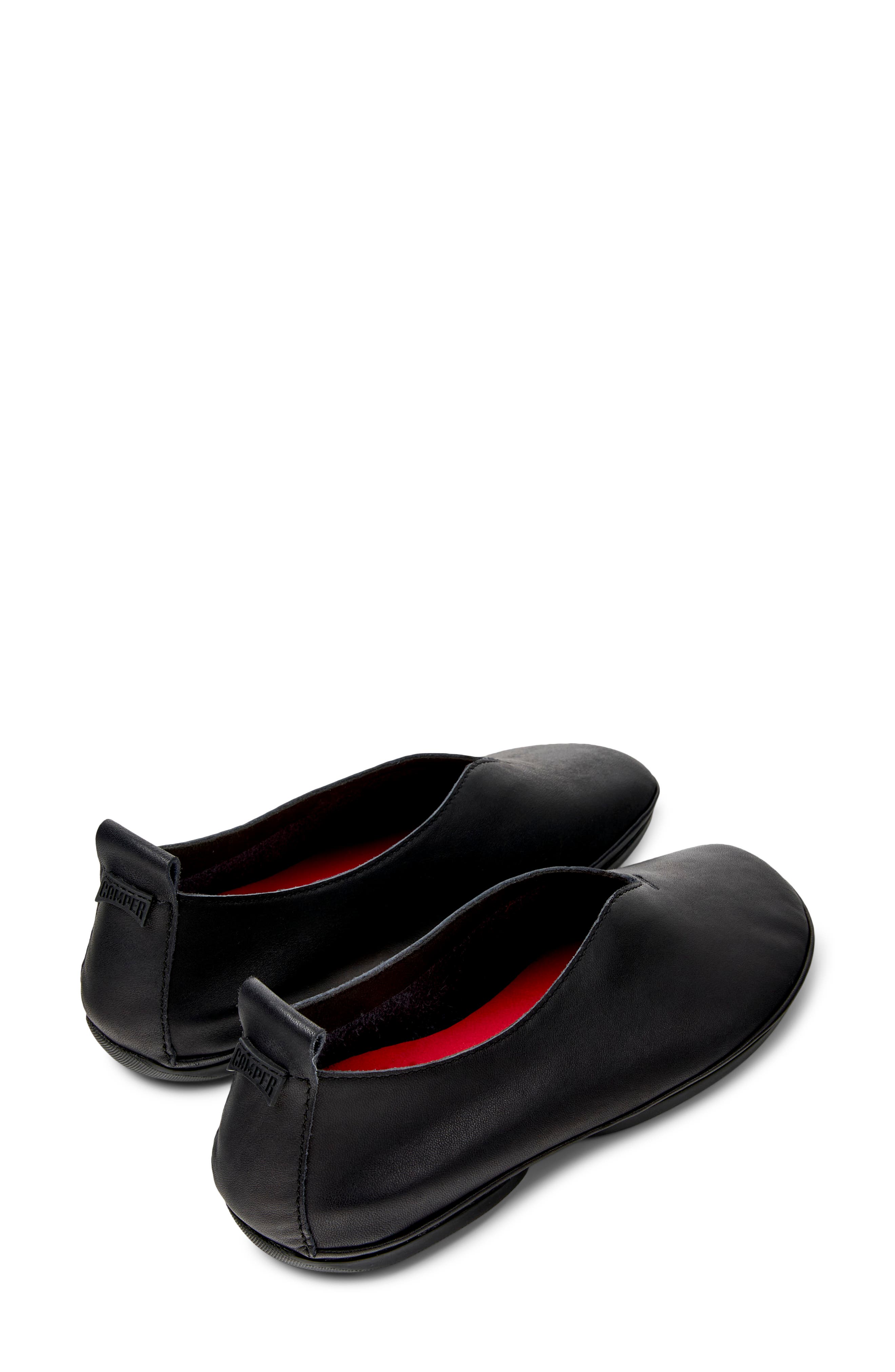 Camper Right Nina Ballet Flat, Alternate, color, Black