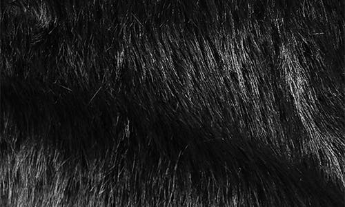 Nike Faux Fur Headband In Black