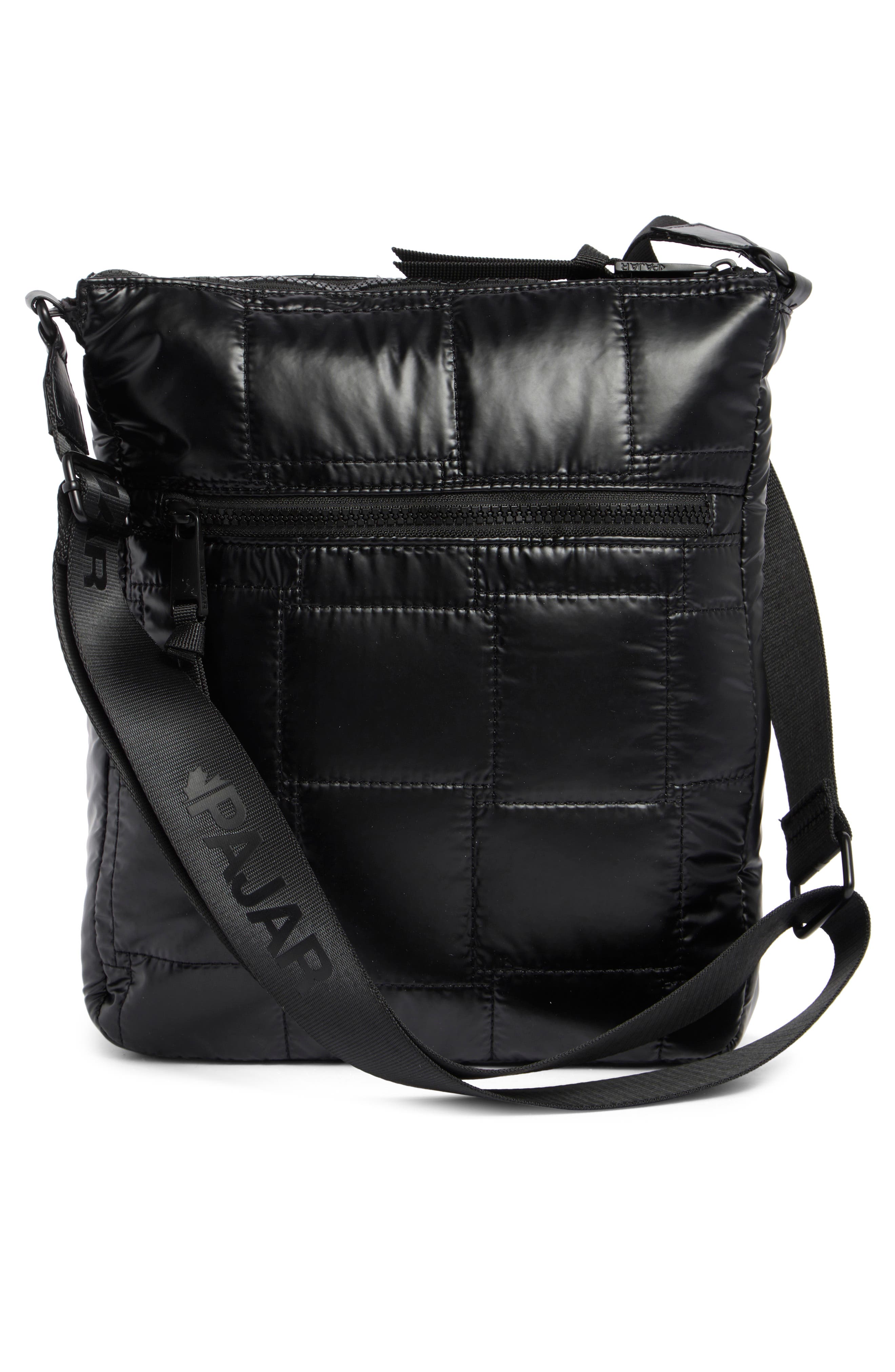 Pajar Quilted Nylon Crossbody Bag, Alternate, color, 