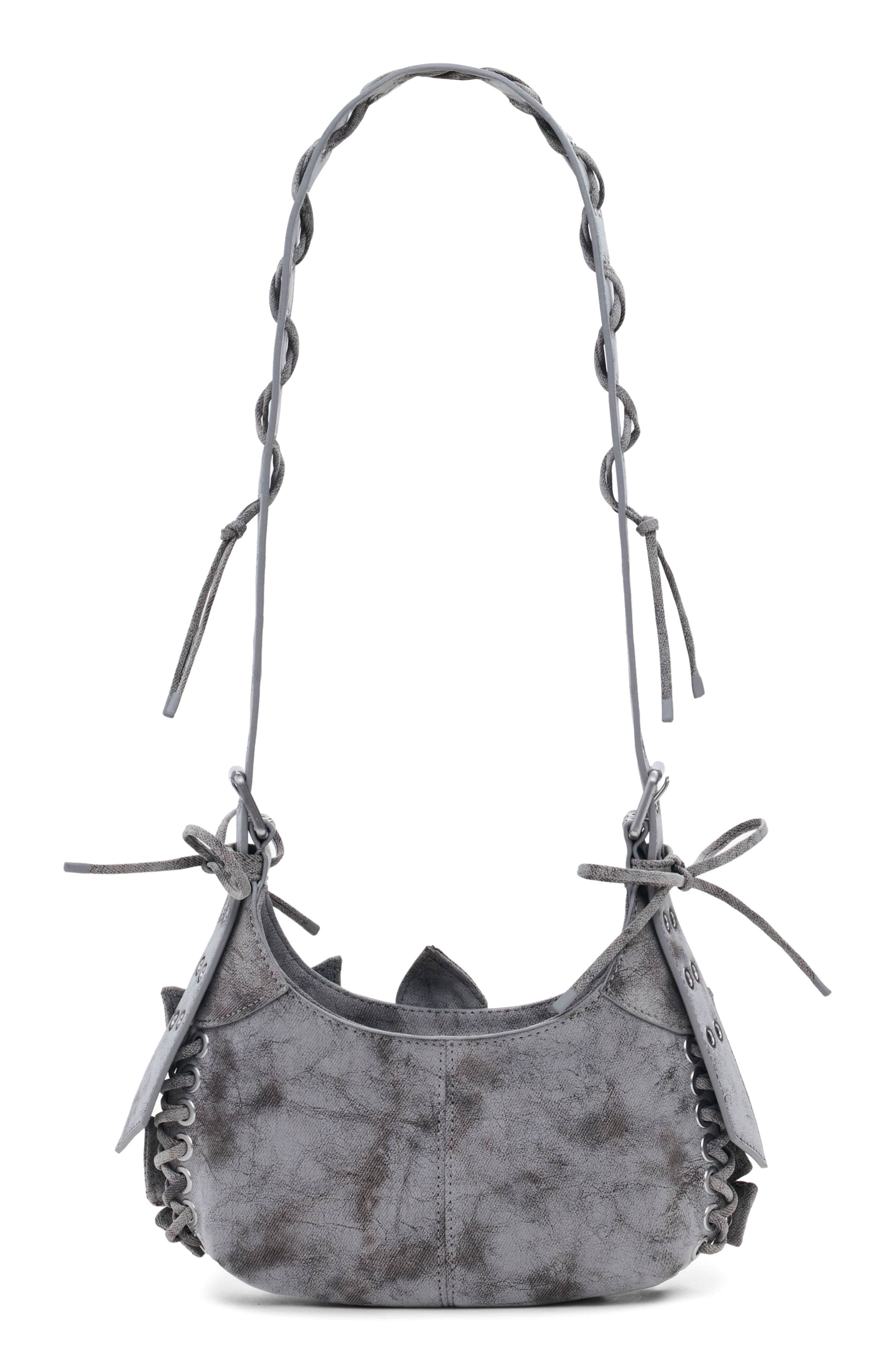 Butterfly Crossbody Bag, Alternate, color, LIGHT GRAY