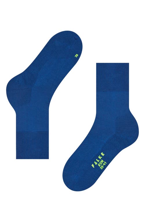 Shop Falke Gender Inclusive Run Crew Socks In Sapphire