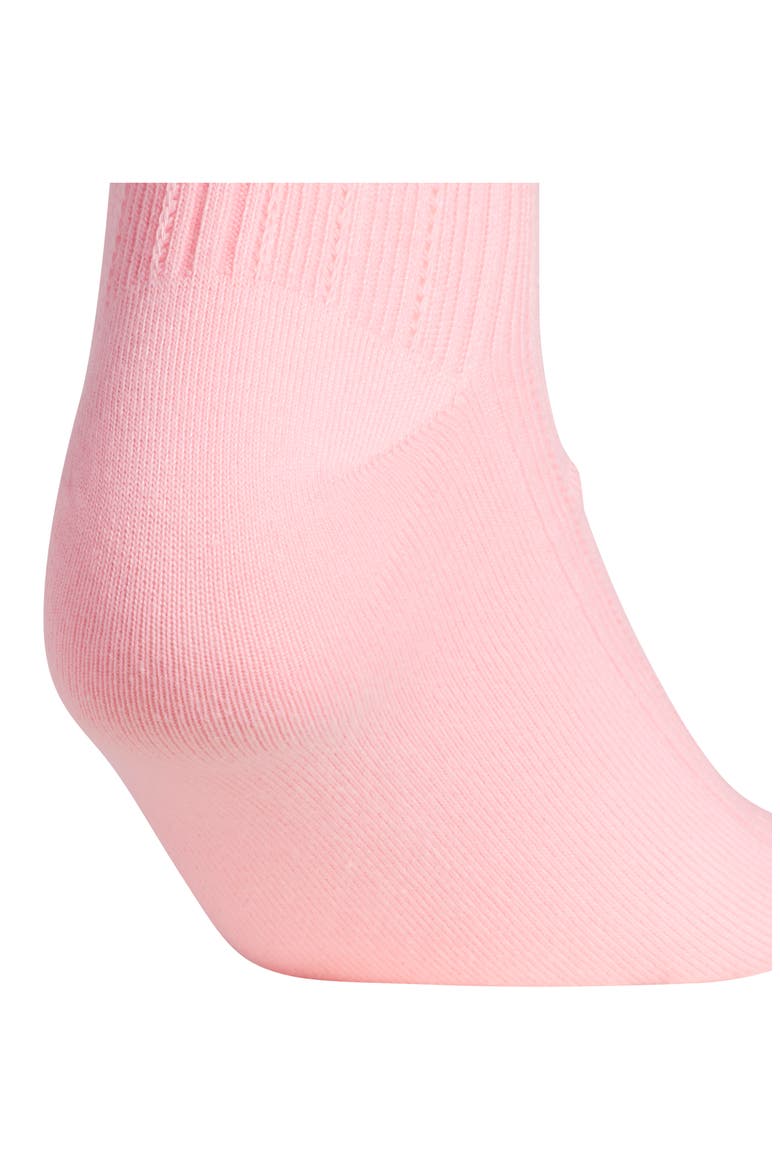Gender Inclusive Valentines Assorted 3-Pack Lettuce Edge Ruffle Quarter Socks, Alternate, color, SHADOW RED/ PINK/ OFF WHITE