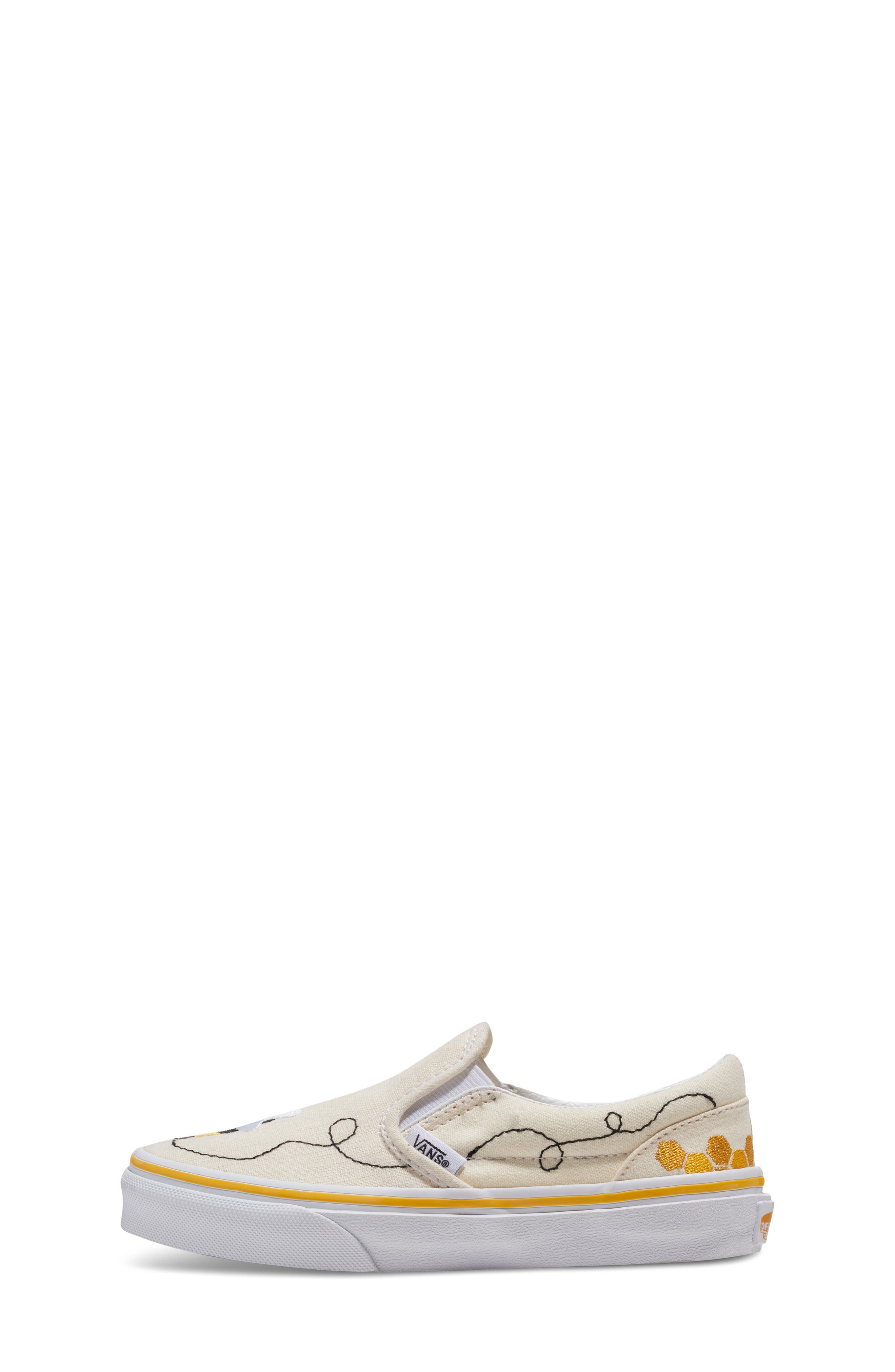 Vans Classic Embroidered Slip-On Sneaker, Alternate, color, 