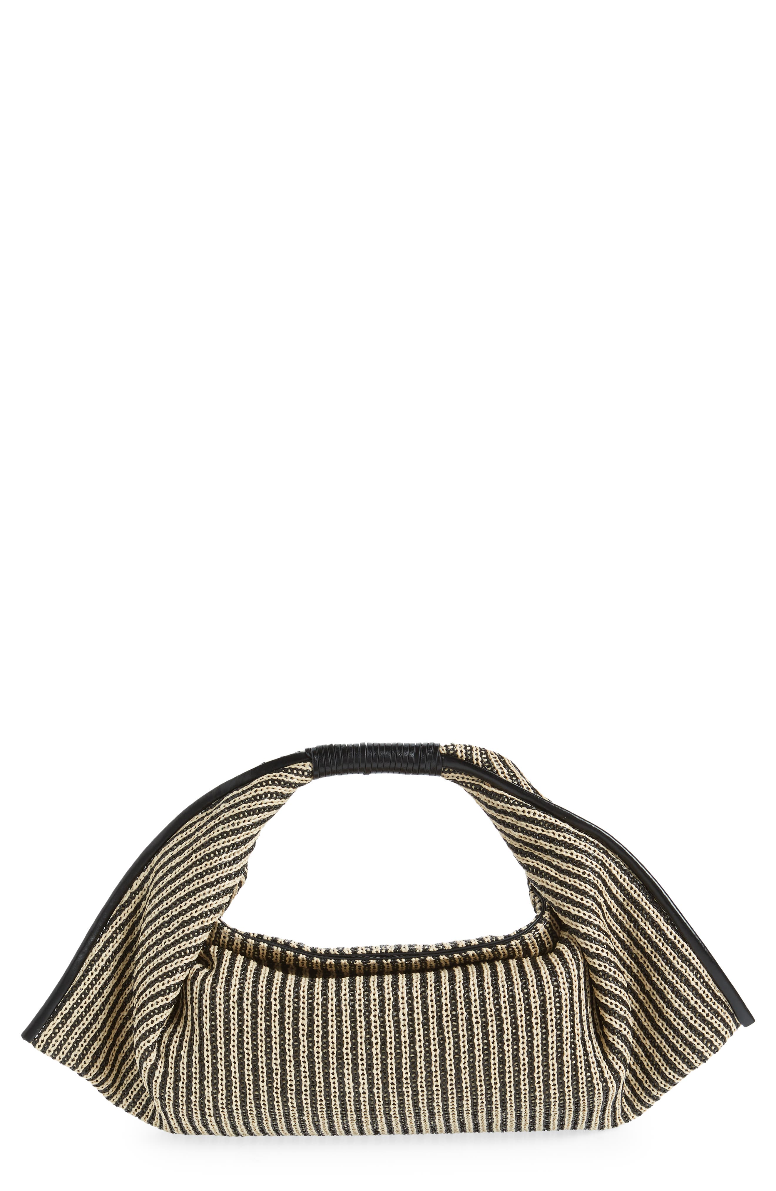 STAUD Jetson Raffia Shoulder Bag, Main, color, 