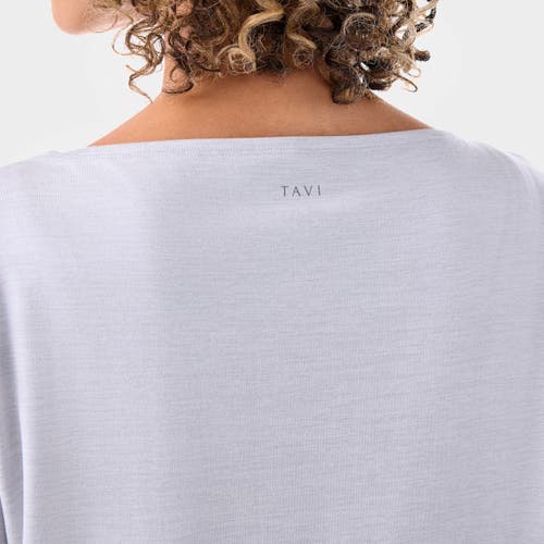 Tavi Brushed Tec Knit Long Sleeve In Gray