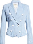 L'AGENCE Emerson Structure Denim Jacket