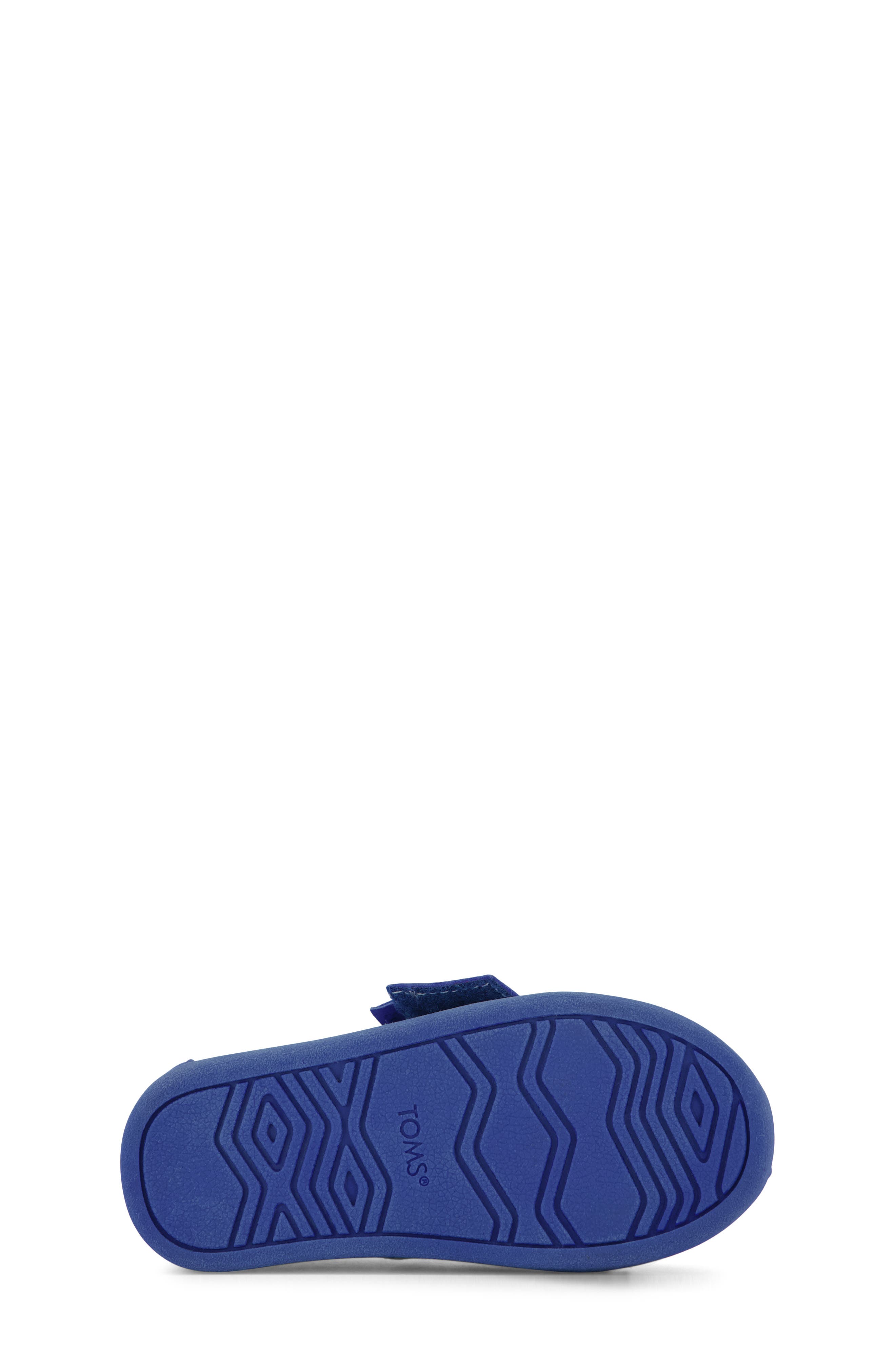 TOMS x Jamie Mizrahi Kids' Alp FWD Water Repellent Suede Slip-On Espadrille, Alternate, color, Bright Blue