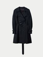 GOBI Mongolian Cashmere Double Breasted Cashmere Trench Coat