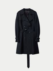 GOBI Mongolian Cashmere Double Breasted Cashmere Trench Coat