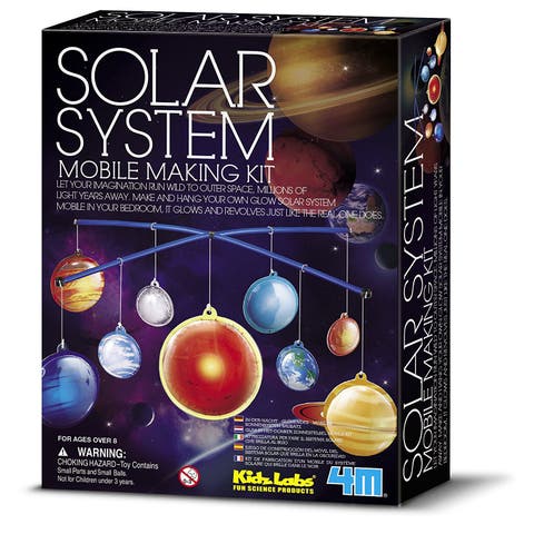 Glowinthedark Solar System Mobile Making Kit