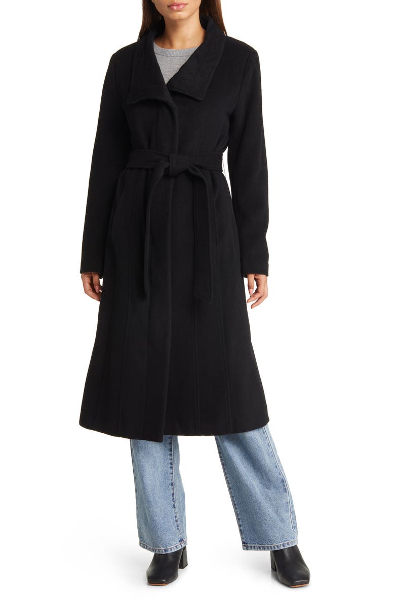 Cole Haan Women's Slick Belted Long Coat, Main, color,