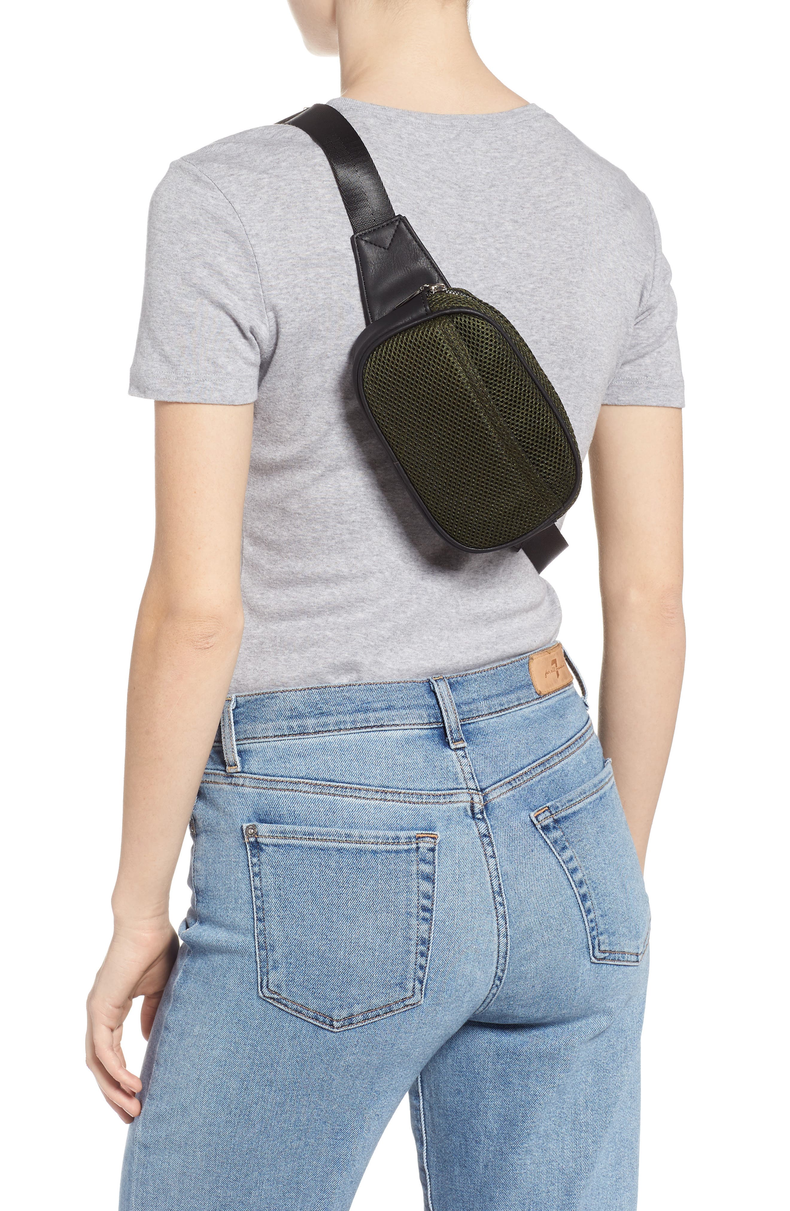 Yoki Bags Mesh Belt Bag, Alternate, color, 