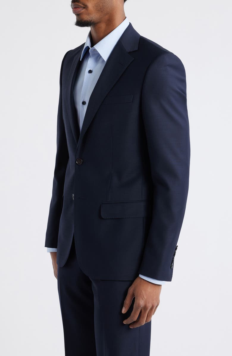 ZANETTI Matteo Slim Fit Navy Wool Sport Coat, Alternate, color, Navy