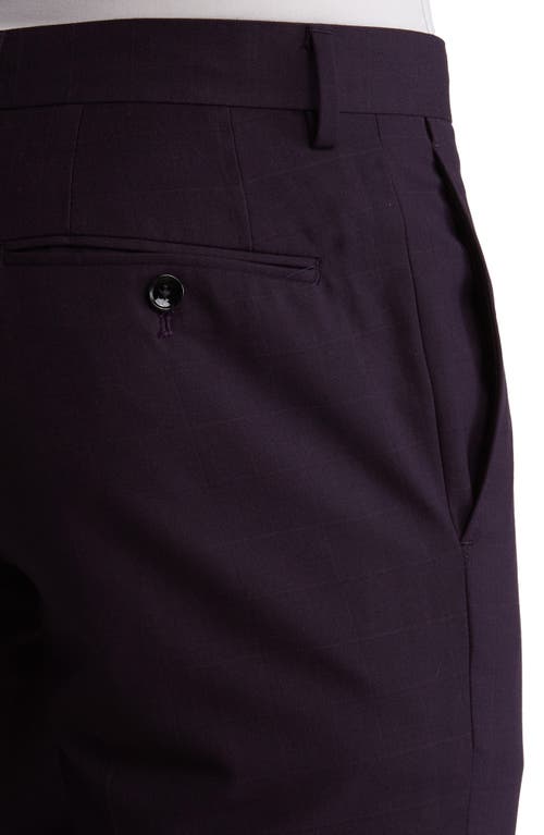 Soul Of London Two-piece Solid Two-button Stretch Woven Suit In Blue