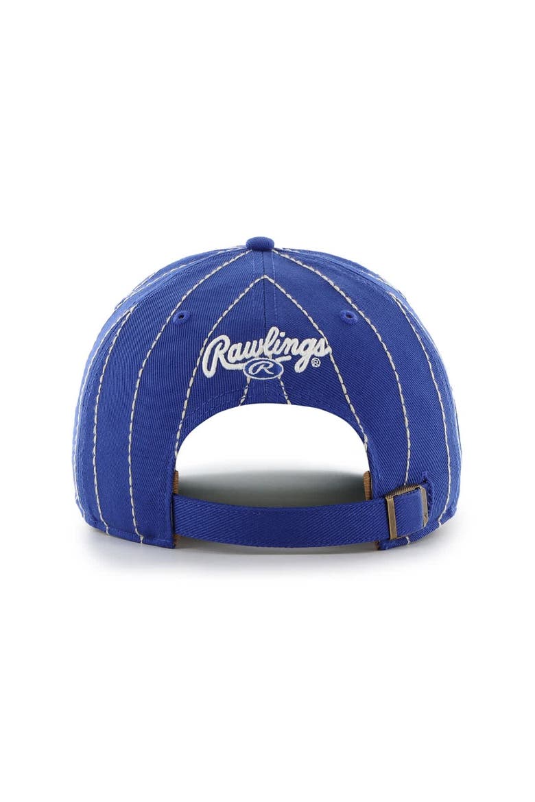Men's '47 x Rawlings Royal Los Angeles Dodgers Pinstripe Hitch Adjustable Hat, Alternate, color, Royal