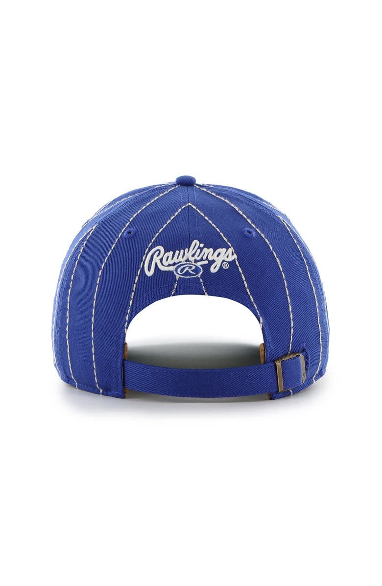 '47 Men's '47 x Rawlings Royal Los Angeles Dodgers Pinstripe Hitch Adjustable Hat, Alternate, color, Royal