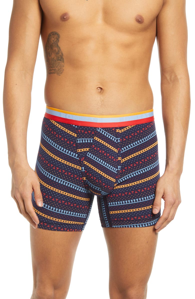 Bombas 3-Pack Cotton Modal Fair Isle Stripe Boxer Briefs, Main, color,
