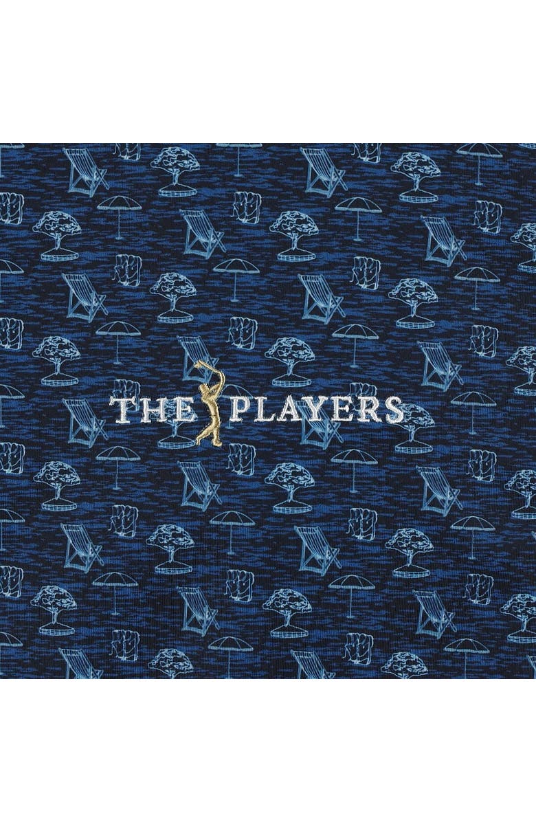 FOOTJOY Men's FootJoy Navy THE PLAYERS ProDry All Over Print Polo, Alternate, color, Navy
