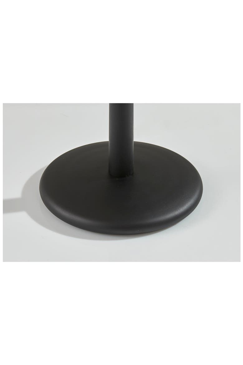 Scallop Floor Lamp, Alternate, color, BLACK