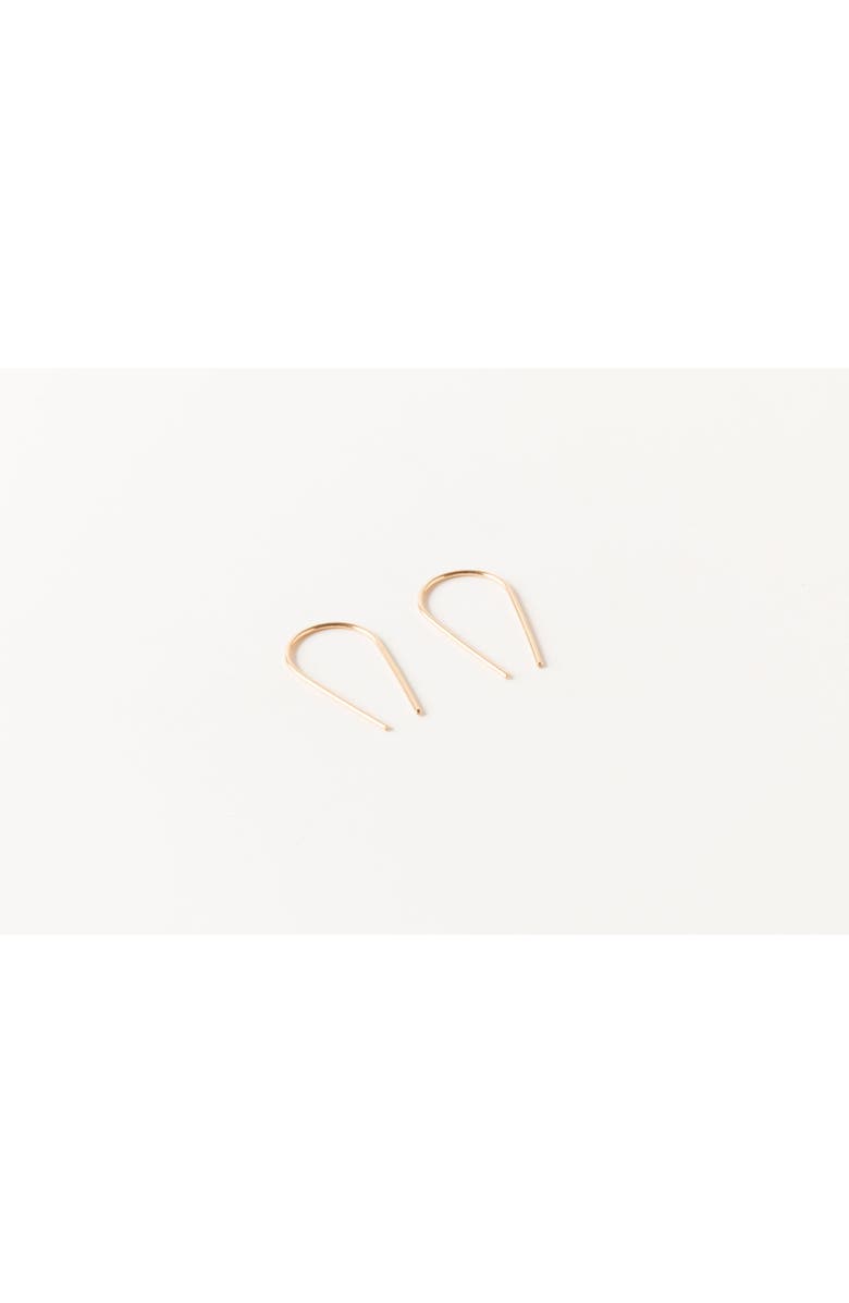 Sheena Marshall Jewelry Palmer Arch Threader Earrings, Main, color, 14K Gold Fill
