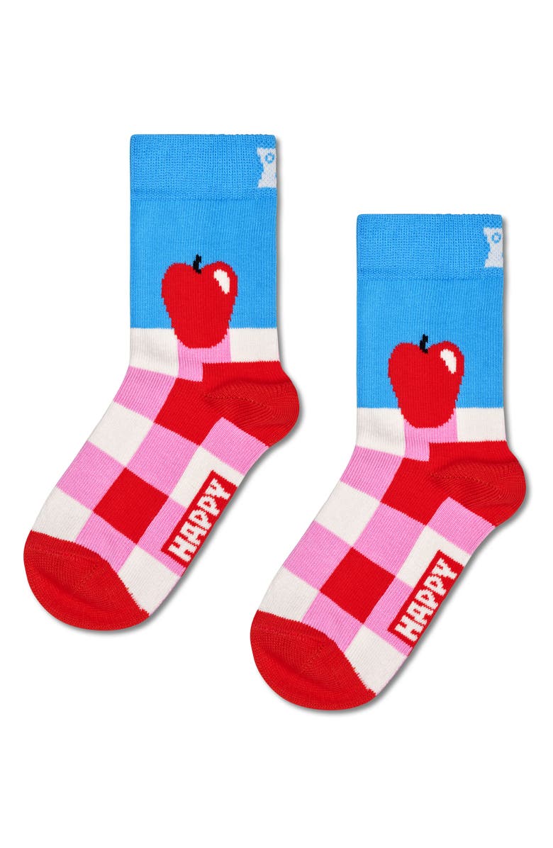 Happy Socks Kids' 3-Pack Fruits & Berries Assorted Socks Set, Alternate, color, 