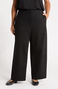 Eileen Fisher Roomy Wide Leg Ankle Pants