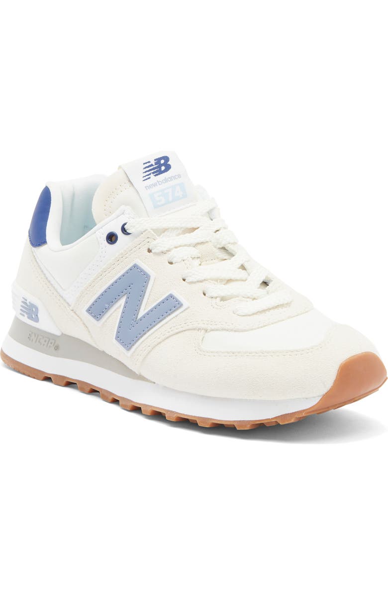 New Balance 574 Sneaker, Main, color, Linen/ Indigo