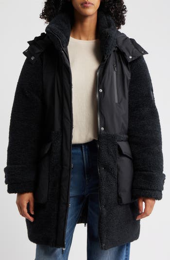 Water Repellent Hooded Puffer Coat