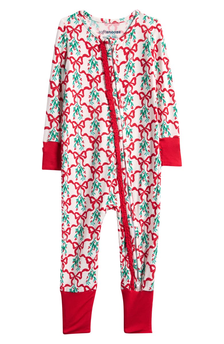 RuffleButts Carol of the Bows Convertible Romper, Main, color, White