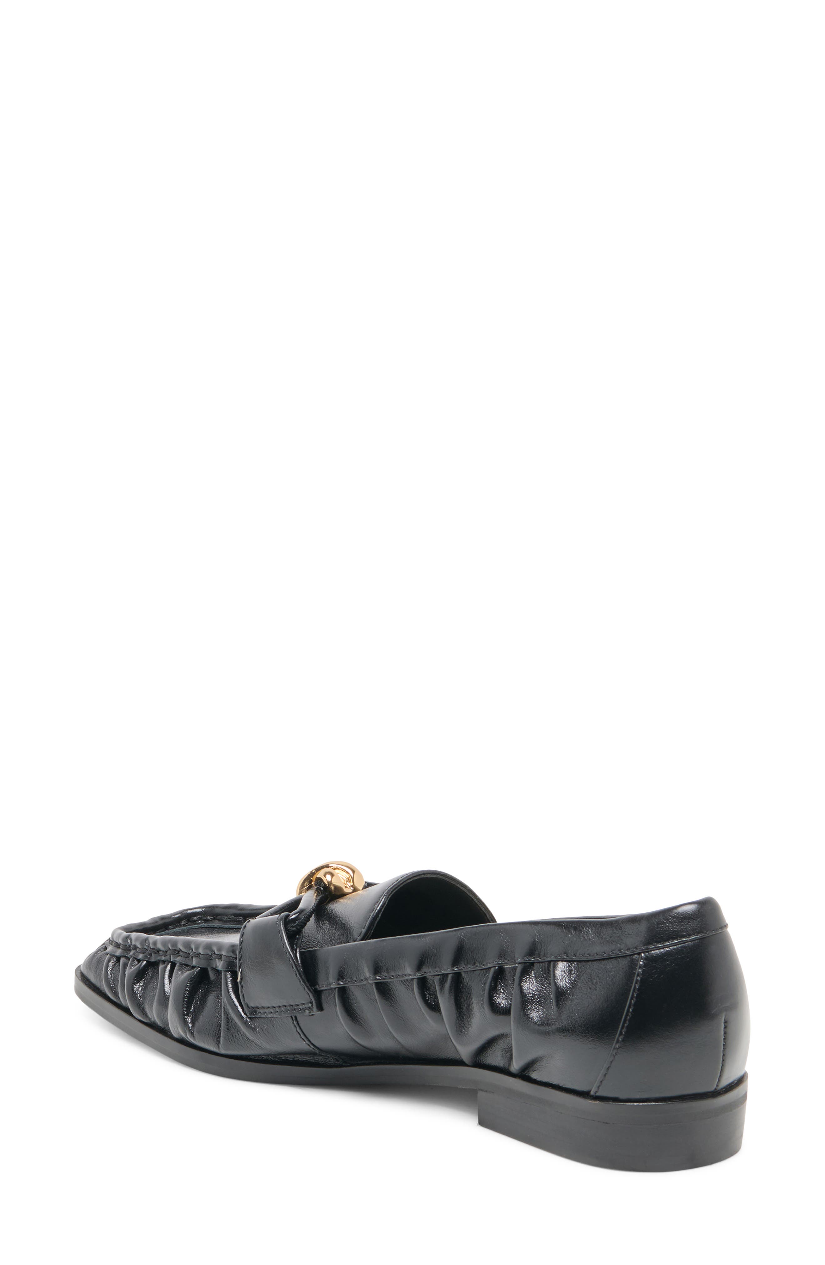 Bonie Leather Loafer, Alternate, color, BLACK LEATHER