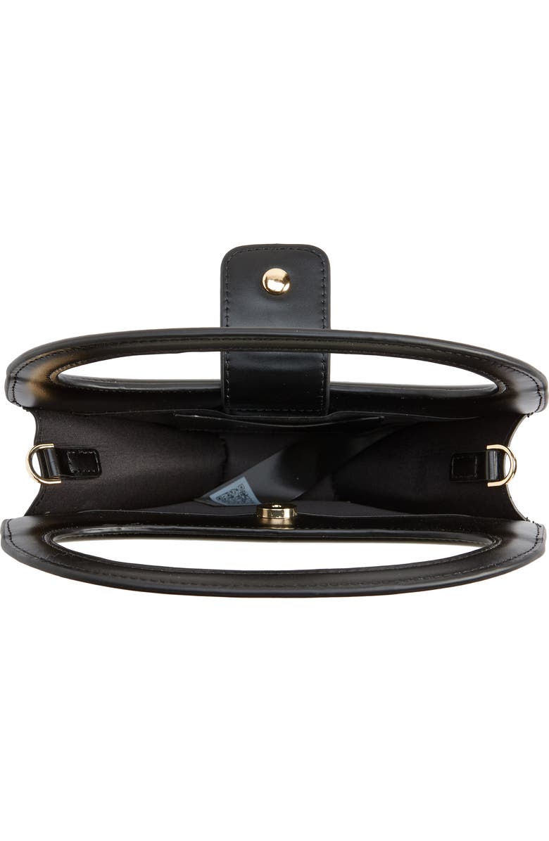 Topshop Frankie Triangle Faux Leather Crossbody Bag, Alternate, color,