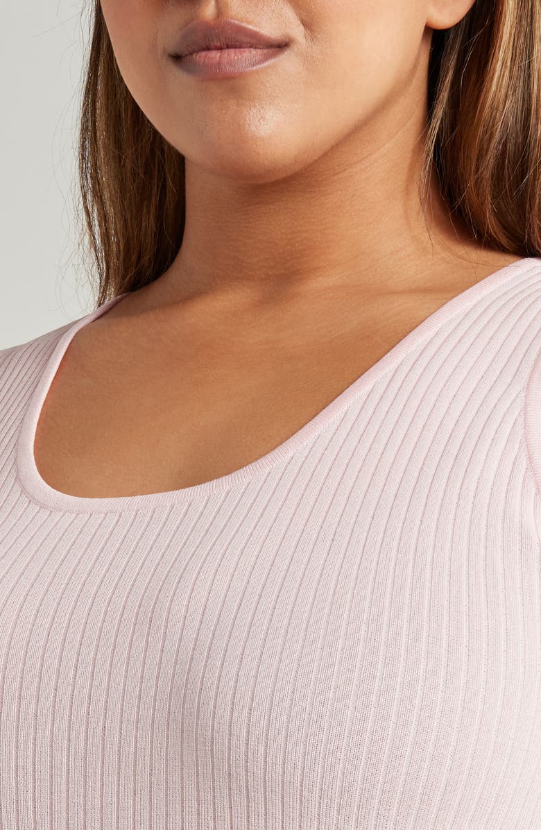 Jones New York Scoop Neck Rib Sweater Tank, Alternate, color,