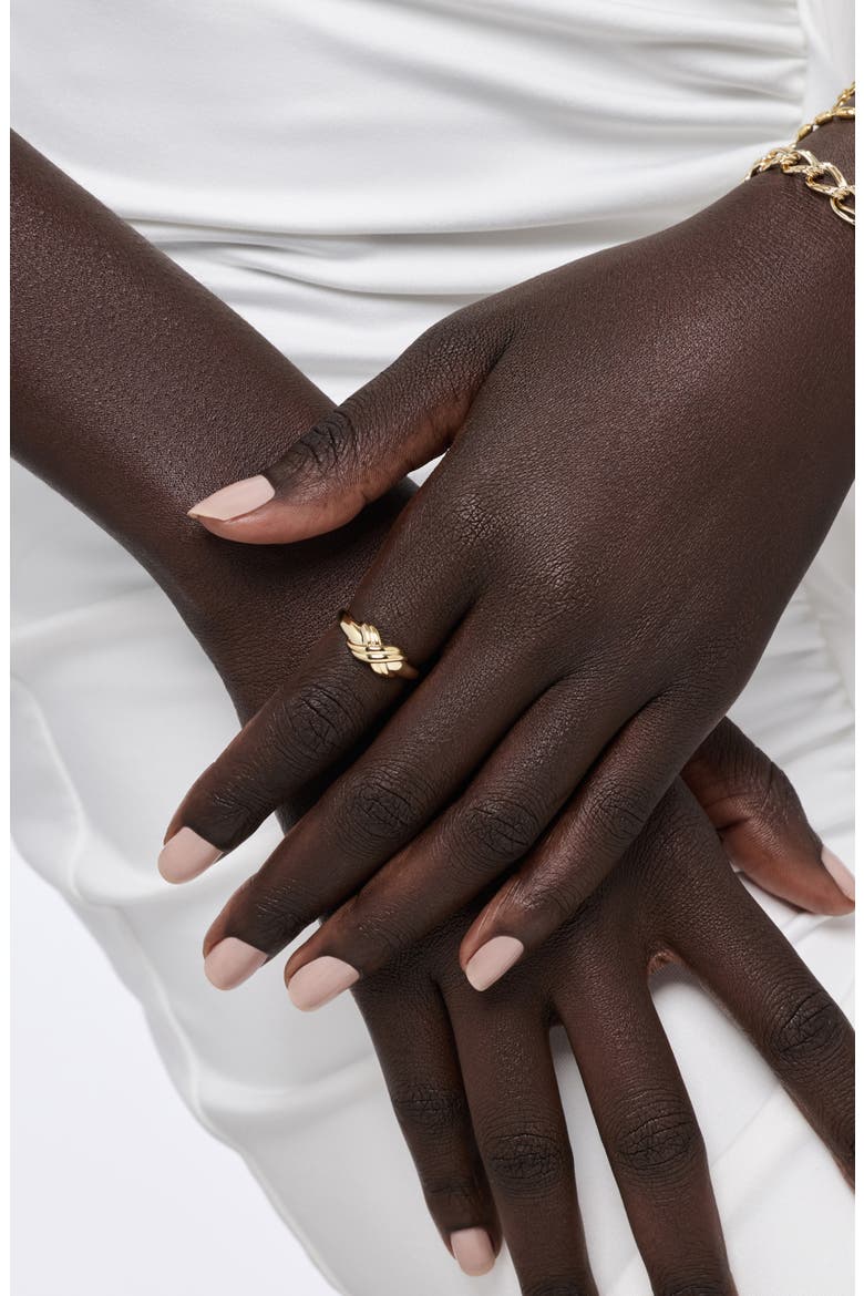 Harper Knot Ring, Alternate, color, GOLD