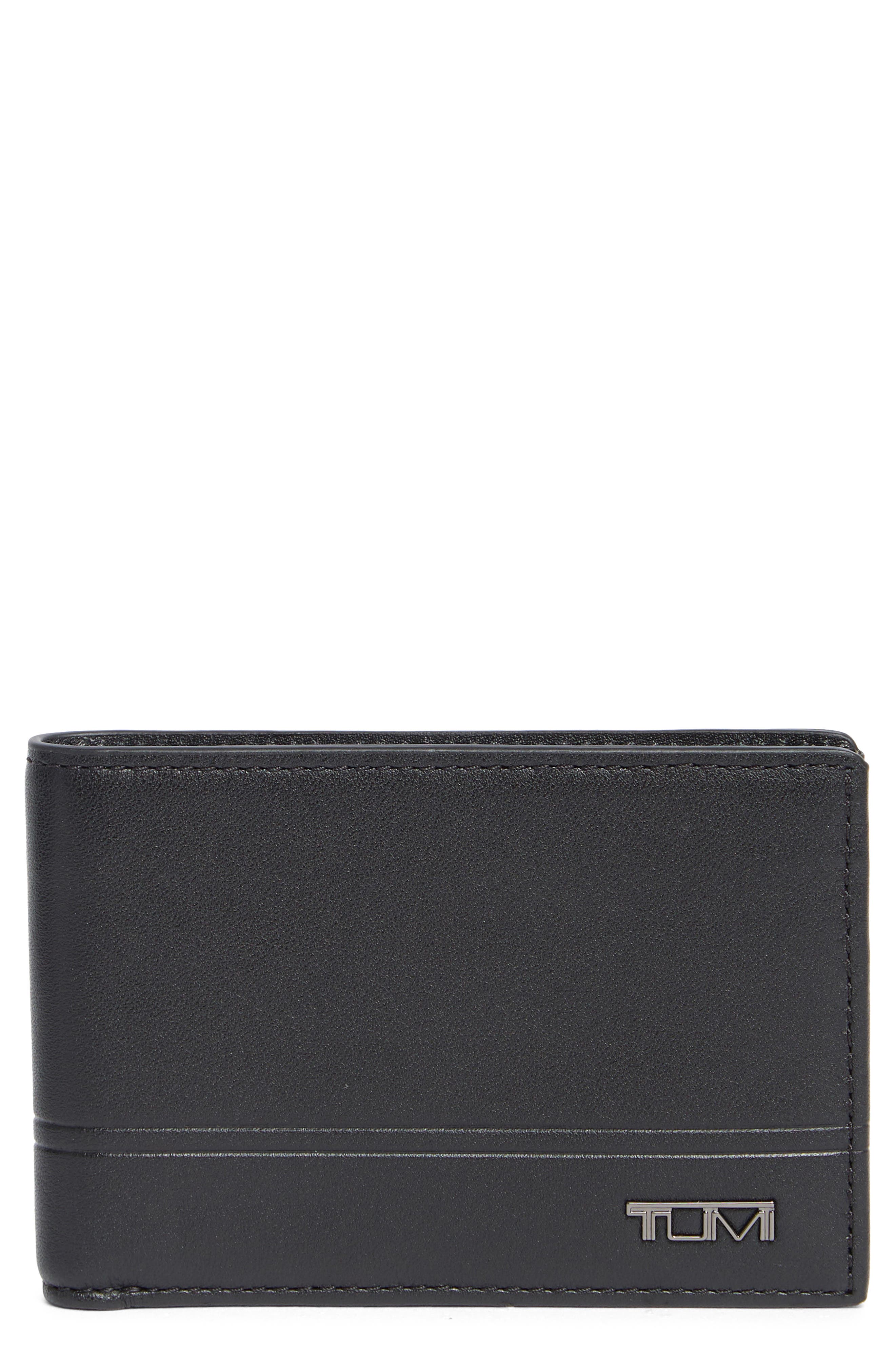 TUMI Slim Leather Bifold Wallet