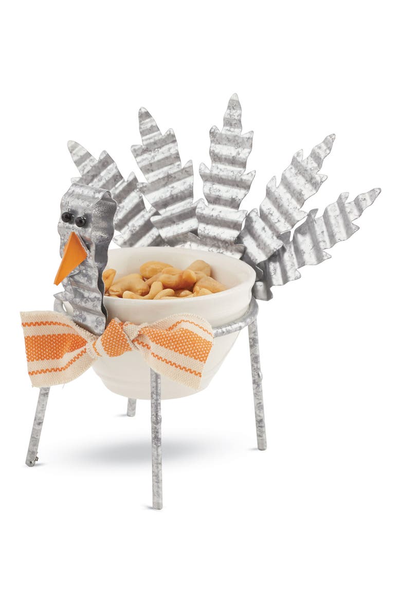Turkey Stand & Dip Cup Set, Main, color, SILVER