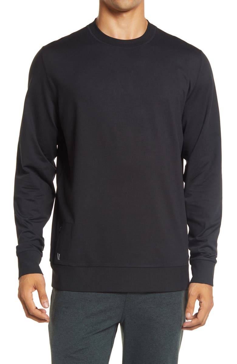 Vuori Ponto Performance Crew Pullover, Main, color, 