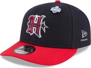 New Era Men's New Era Navy/Red Houston Texans 2026 NFL Draft On Stage Pre-Curved 9FIFTY Snapback Hat