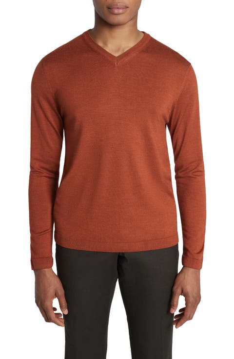 Ramezay Wool Blend V-Neck Sweater