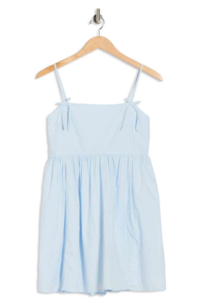Cami Bow Babydoll Dress, Alternate, color, BLUE BIRD