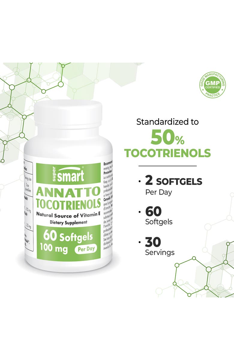 SuperSmart Annatto Tocotrienols 100mg, Alternate, color, NO COLOR